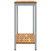 Masă de exterior cu depozitare Natural și Gri 80 x 35 x 75 cm - WALTI WALTI