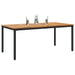 Mese de exterior Natural și negru 180 x 90 x 75 cm - WALTI WALTI
