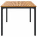 Mese de exterior Natural și negru 180 x 90 x 75 cm - WALTI WALTI