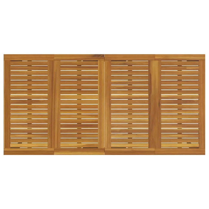 Mese de exterior Natural și negru 180 x 90 x 75 cm - WALTI WALTI