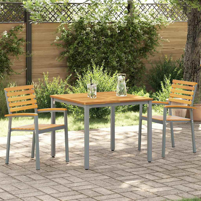 Scaun pentru Grădină 2 pcs Maro 56 x 57 x 87cm - WALTI WALTI