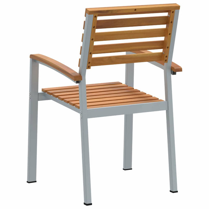 Scaun pentru Grădină 2 pcs Maro 56 x 57 x 87cm - WALTI WALTI