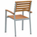 Scaun pentru Grădină 4 pcs Maro 56 x 57 x 87cm - WALTI WALTI