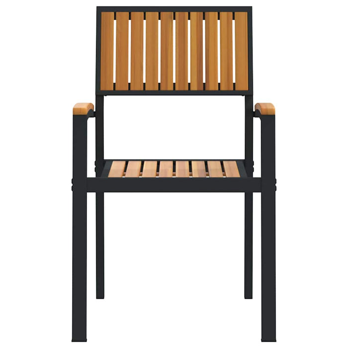 Scaun stivuibil 4 buc. Maro Lemn Solid de Acacia Stivuibil WALTI