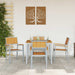 Scaun pentru Grădină 4 pcs Maro 56 x 57 x 87cm - WALTI WALTI