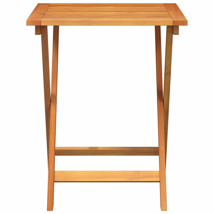Masă de Grădină natural 60 x 60 x 72 cm Lemn Solid de Acacia - WALTI WALTI