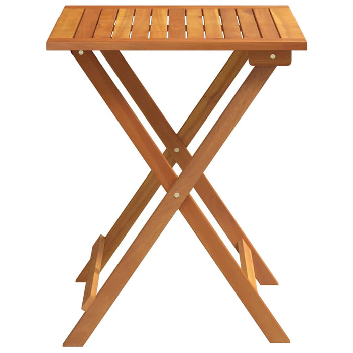 Masă de Grădină natural 60 x 60 x 72 cm Lemn Solid de Acacia - WALTI WALTI