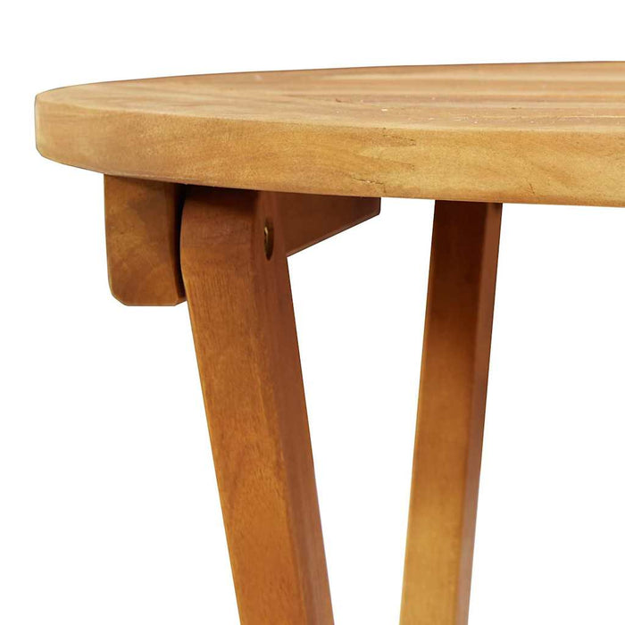 Masă de Grădină natural 60 x 60 x 72 cm Lemn Solid de Acacia - WALTI WALTI
