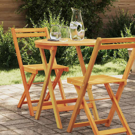 Masă de Grădină natural 60 x 60 x 72 cm Lemn Solid de Acacia - WALTI WALTI