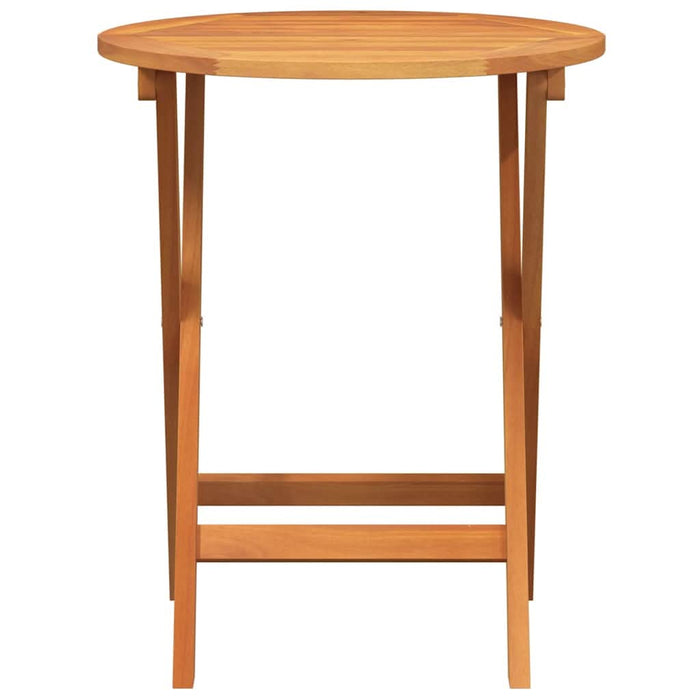 Masă de Grădină natural 60 x 60 x 72 cm Lemn Solid de Acacia - WALTI WALTI