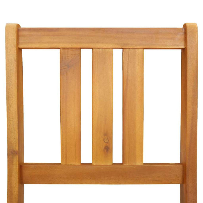 Scaun pentru Grădină 2 pcs Ulei Natural 40 x 42 x 85 cm - WALTI WALTI