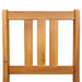 Scaun pentru Grădină 2 pcs Ulei Natural 40 x 42 x 85 cm - WALTI WALTI
