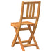 Scaun pentru Grădină 2 pcs Ulei Natural 40 x 42 x 85 cm - WALTI WALTI