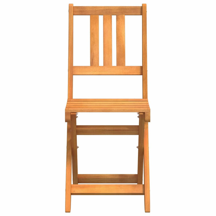 Scaun pentru Grădină 2 pcs Ulei Natural 40 x 42 x 85 cm - WALTI WALTI