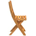Scaun pentru Grădină 2 pcs Ulei Natural 40 x 42 x 85 cm - WALTI WALTI