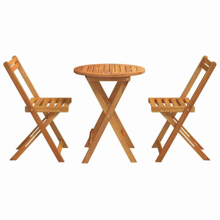 Set de masă pentru grădină cu pernă 3 pcs Ulei Natural - WALTI WALTI