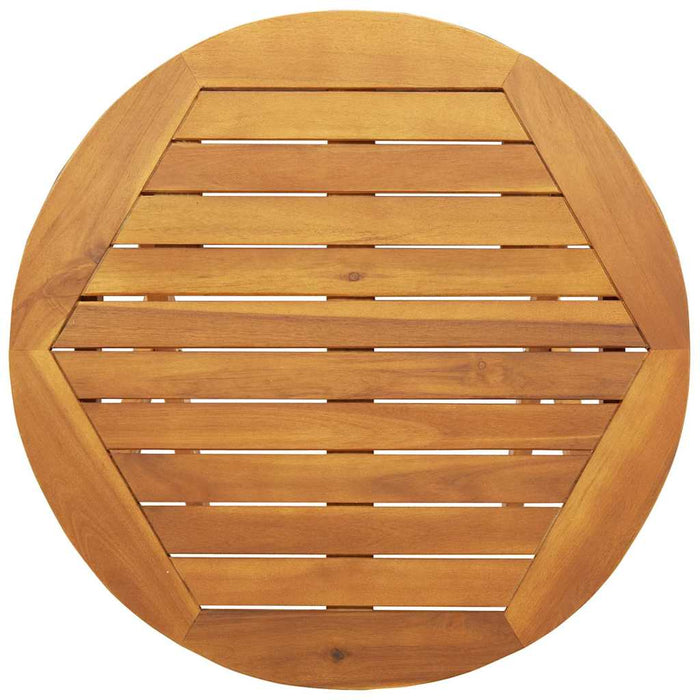 Set de masă pentru grădină cu pernă 3 pcs Ulei Natural - WALTI WALTI