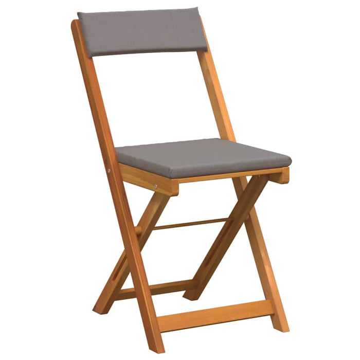 Set de masă pentru grădină cu pernă 3 pcs Ulei Natural - WALTI WALTI