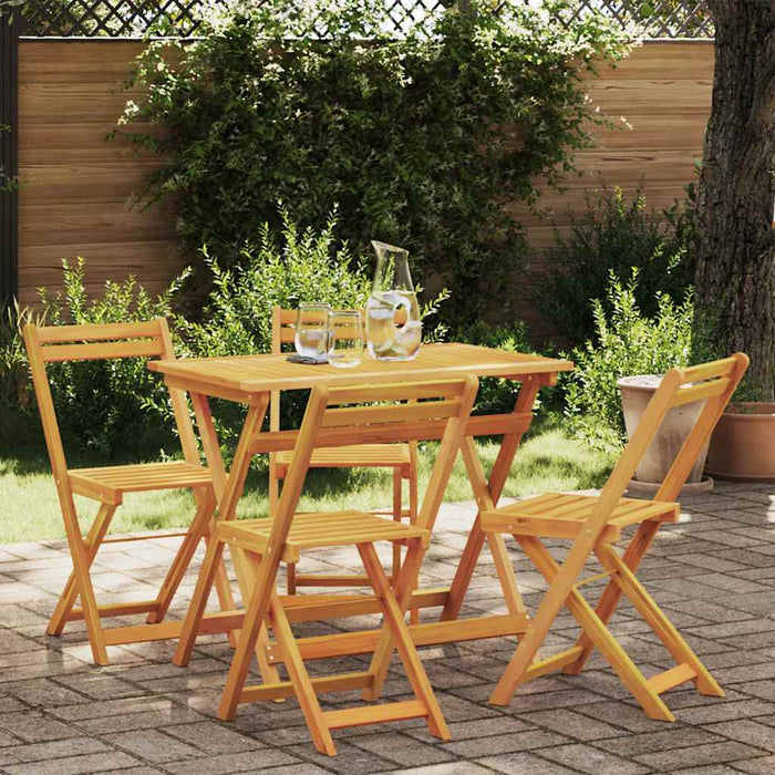 Set bistro 5 pcs Ulei Natural Lemn Solid de Acacia - WALTI WALTI