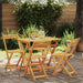 Set bistro 5 pcs Ulei Natural Lemn Solid de Acacia - WALTI WALTI