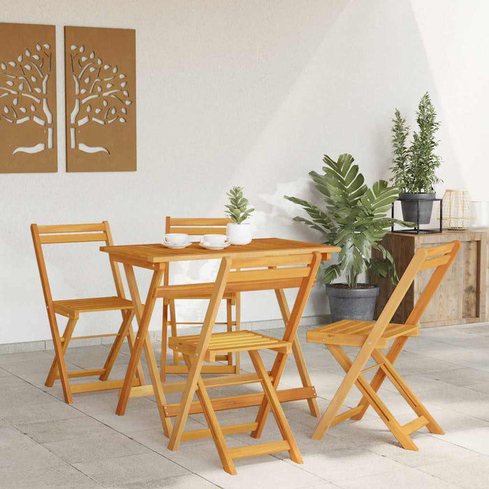 Set bistro 5 pcs Ulei Natural Lemn Solid de Acacia - WALTI WALTI