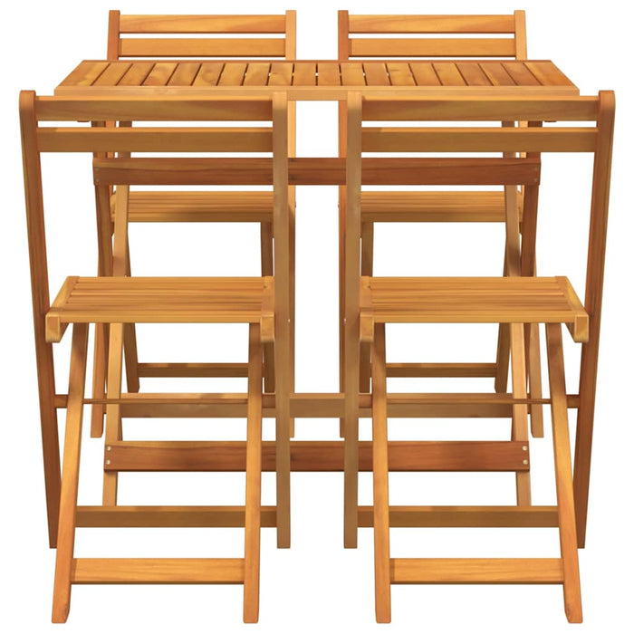 Set bistro 5 pcs Ulei Natural Lemn Solid de Acacia - WALTI WALTI