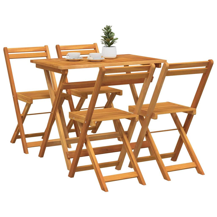 Set bistro 5 pcs Ulei Natural Lemn Solid de Acacia - WALTI WALTI