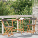 Set bistro cu pernă 3 pcs Ulei Natural Lemn Solid de Acacia - WALTI WALTI