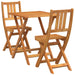 Set bistro 3 pcs Ulei Natural Lemn Solid de Acacia - WALTI WALTI