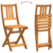 Set bistro 3 pcs Ulei Natural Lemn Solid de Acacia - WALTI WALTI
