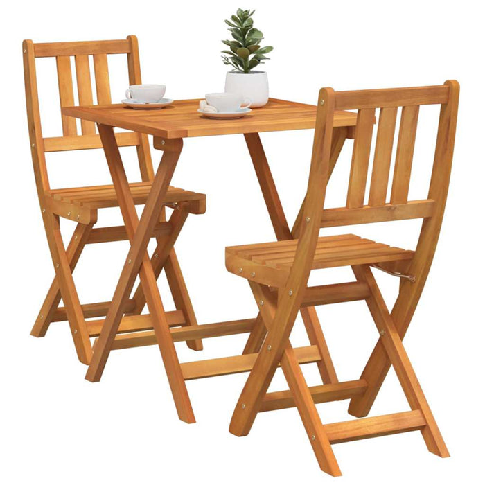 Set bistro 3 pcs Ulei Natural Lemn Solid de Acacia - WALTI WALTI