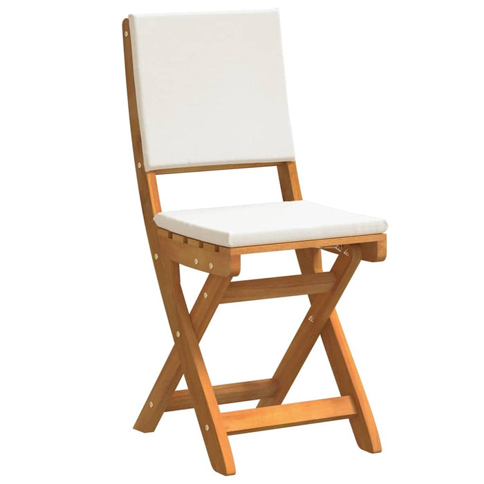 Set bistro cu pernă 3 pcs Ulei Natural Lemn Solid de Acacia - WALTI WALTI