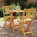 Set bistro 3 pcs Ulei Natural Lemn Solid de Acacia - WALTI WALTI