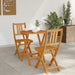 Set bistro 3 pcs Ulei Natural Lemn Solid de Acacia - WALTI WALTI