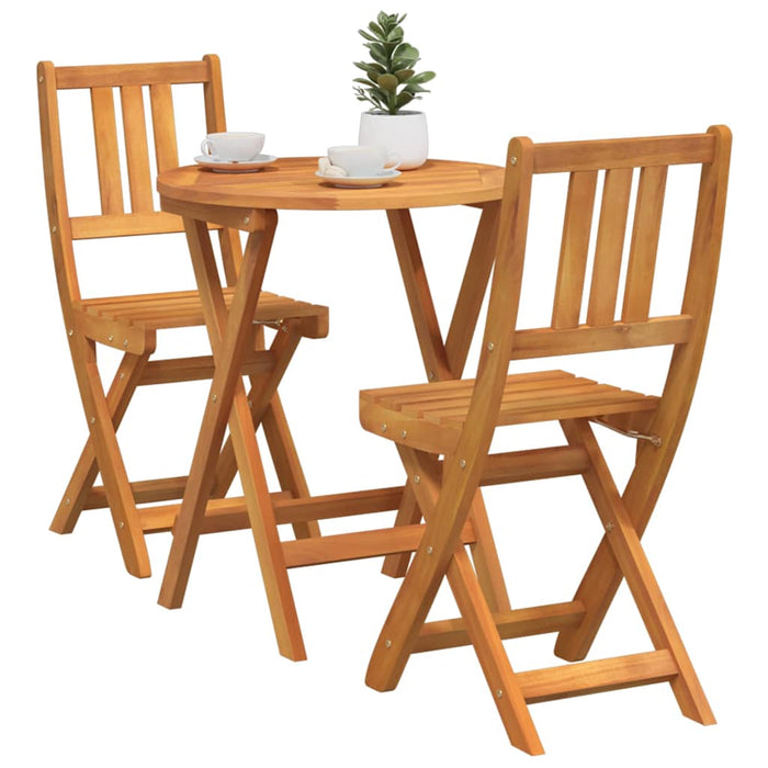 Set bistro 3 pcs Ulei Natural Lemn Solid de Acacia - WALTI WALTI