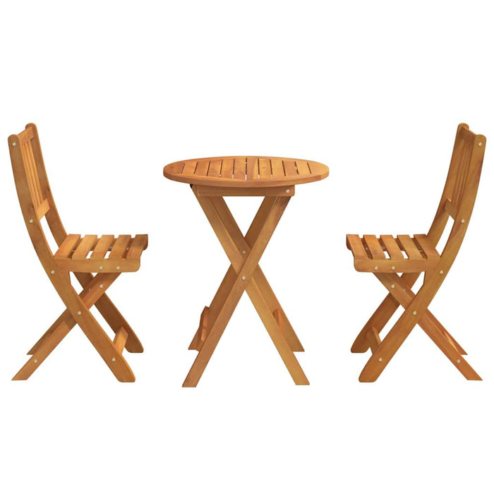Set bistro 3 pcs Ulei Natural Lemn Solid de Acacia - WALTI WALTI