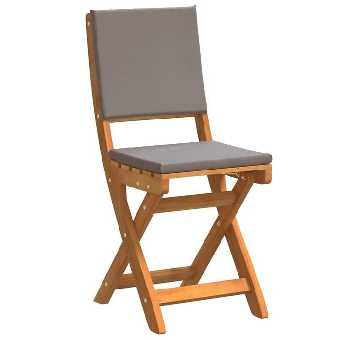 Set bistro cu pernă 3 pcs Ulei Natural Lemn Solid de Acacia WALTI