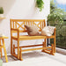 Bancă balansoar Maro 110 x 59 x 97 cm Lemn Solid de Acacia - WALTI WALTI
