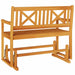 Bancă balansoar Maro 110 x 59 x 97 cm Lemn Solid de Acacia - WALTI WALTI