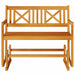 Bancă balansoar Maro 110 x 59 x 97 cm Lemn Solid de Acacia - WALTI WALTI