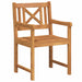 Scaun pentru Grădină 2 pcs 56 x 56 x 90 cm Lemn Solid de Acacia - WALTI WALTI