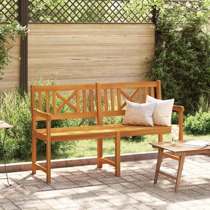 Bancă de grădină Maro 150 x 56 x 90 cm Lemn Solid de Acacia - WALTI WALTI
