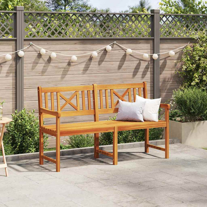 Bancă de grădină Maro 150 x 56 x 90 cm Lemn Solid de Acacia - WALTI WALTI