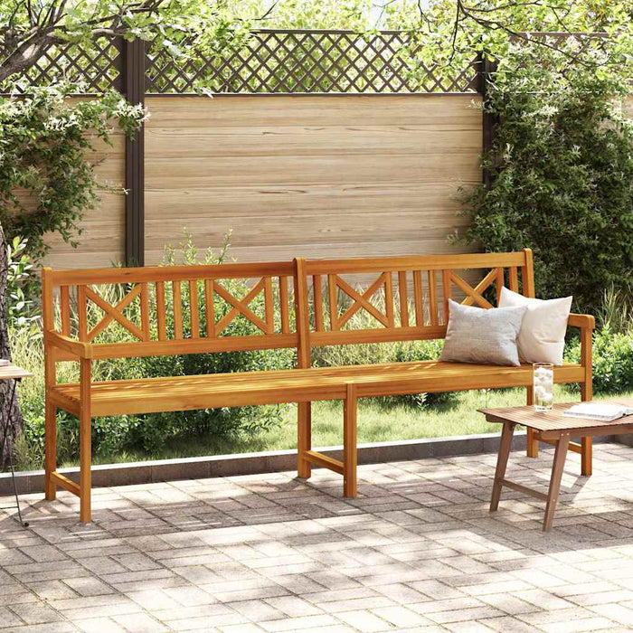 Bancă de grădină Maro 220 x 56 x 90 cm Lemn Solid de Acacia - WALTI WALTI