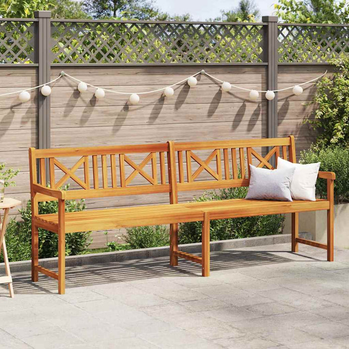 Bancă de grădină Maro 220 x 56 x 90 cm Lemn Solid de Acacia - WALTI WALTI
