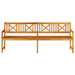 Bancă de grădină Maro 220 x 56 x 90 cm Lemn Solid de Acacia - WALTI WALTI
