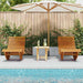 Fotoliu de relaxare 2-persoană 2 pcs Maro 154 x 60 x 74 cm - WALTI WALTI