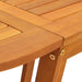 Masă de Grădină Maro 110 x 60 x 72 cm Lemn Solid de Acacia - WALTI WALTI