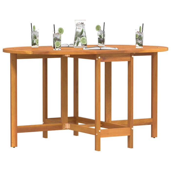 Masă de Grădină Maro 110 x 60 x 72 cm Lemn Solid de Acacia - WALTI WALTI