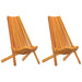 Scaun 2 pcs Maro 69 x 56 x 84 m Lemn Solid de Acacia - WALTI WALTI